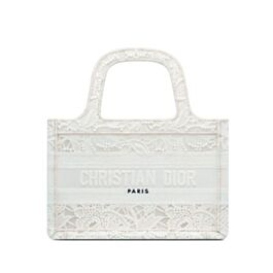 Replicas Christian Dior Mini Dior Book Tote Blanco Baratos España