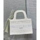 Replicas Christian Dior Mini Dior Book Tote Blanco Baratos España