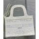 Replicas Christian Dior Mini Dior Book Tote Blanco Baratos España