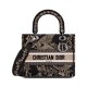 Replicas Christian Dior Bolso mediano Lady D-Lite negro Baratos España