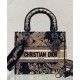 Replicas Christian Dior Bolso mediano Lady D-Lite negro Baratos España