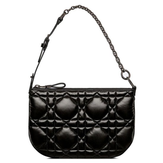 Replicas Christian Dior Mini Dior Caro Tulip Bolso Negro Baratos España