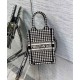 Replicas Christian Dior Mini Dior Book Tote Bolso para teléfono negro Baratos España