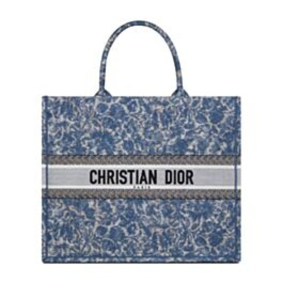 Replicas Christian Dior Bolso grande Dior Book Tote azul Baratos España