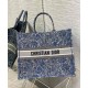 Replicas Christian Dior Bolso grande Dior Book Tote azul Baratos España