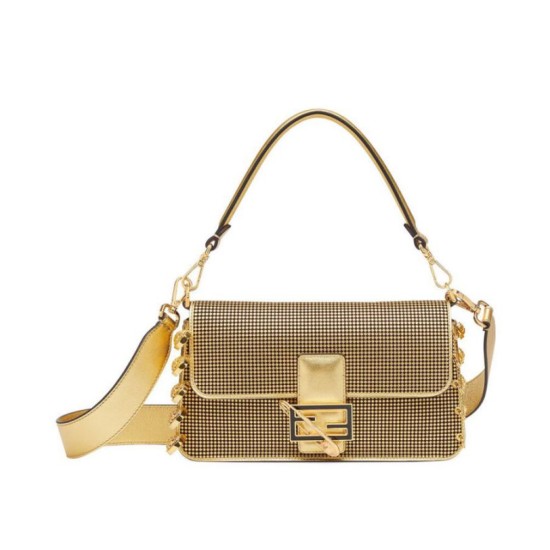 Replicas Fendi Broche Baguette 8BR801 Dorado Baratos España