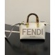 Replicas Fendi By The Way Mini 8BS067 Crema Baratos España