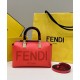 Replicas Fendi By The Way Mini 8BS067 Rojo Baratos España