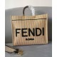 Replicas Bolso tote mediano Fendi Sunshine 8BH386 Albaricoque Baratos España