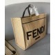 Replicas Bolso tote mediano Fendi Sunshine 8BH386 Albaricoque Baratos España