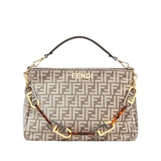 Replicas Fendi O&#039;Lock Cremallera 8BR805 Gris Baratos España