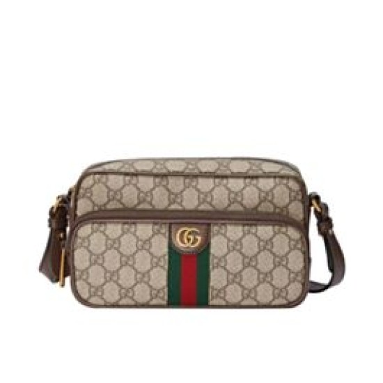 Replicas Gucci Ophidia Small Messenger Bag 723312 Café oscuro Baratos España