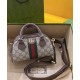 Replicas Gucci Ophidia Mini GG Bolso con asa superior 724606 Café oscuro Baratos España