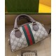 Replicas Gucci Ophidia Mini GG Bolso con asa superior 724606 Café oscuro Baratos España