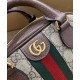 Replicas Gucci Ophidia Mini GG Bolso con asa superior 724606 Café oscuro Baratos España