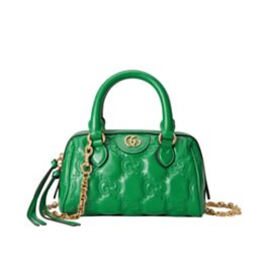 Replicas Gucci GG Matelasse Mini Bolso 702251 Verde Baratos España