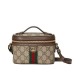 Replicas Minibolso Gucci Ophidia GG con asa superior 699532 Café oscuro Baratos España