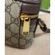 Replicas Minibolso Gucci Ophidia GG con asa superior 699532 Café oscuro Baratos España