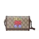 Replicas Minibolso Gucci con estampado de cerezas 700733 Café oscuro Baratos España