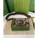 Replicas Gucci Horsebit 1955 Cartera con correa 699760 Café oscuro Baratos España