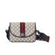 Replicas Gucci Ophidia Mini GG Bolso de Hombro 722117 Café Dakr Baratos España