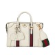 Replicas Bolso pequeño de lona con asa superior Gucci 715772 Blanco Baratos España