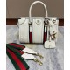 Replicas Bolso pequeño de lona con asa superior Gucci 715772 Blanco Baratos España