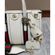 Replicas Bolso pequeño de lona con asa superior Gucci 715772 Blanco Baratos España