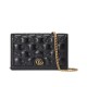 Replicas Cartera Gucci GG Matelasse Chain 723787 Negro Baratos España