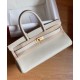 Replicas Hermes Birkin 42 Togo Bolso de mano blanco Baratos España