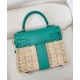 Replicas Hermes Kelly Picnic Mini Osier / Swift Vert Verone Verde Baratos España