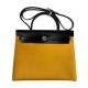 Replicas Hermes Herbag cremallera bolso de mano amarillo Baratos España