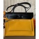 Replicas Hermes Herbag cremallera bolso de mano amarillo Baratos España