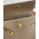 Replicas Hermes Kelly II Sellier 25 Epsom Bolso de Hombro Gris Baratos España