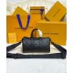 Replicas Bolsa Louis Vuitton Keepall Bandouliere 25 M20900 Negro Baratos España