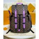 Replicas Mochila Louis Vuitton Christopher MM M46272 Púrpura Baratos España