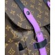 Replicas Mochila Louis Vuitton Christopher MM M46272 Púrpura Baratos España