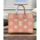 Replicas Bolso Louis Vuitton Onthego MM M46286 Melocotón Baratos España