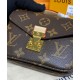 Replicas Bolso Louis Vuitton Micro Metis M81267 Marrón Baratos España