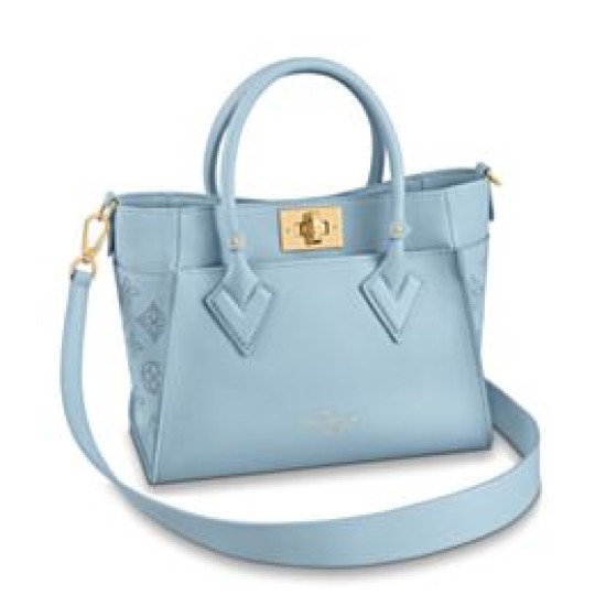 Replicas Bolso Louis Vuitton On My Side PM M59432 Azul Baratos España