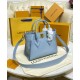 Replicas Bolso Louis Vuitton On My Side PM M59432 Azul Baratos España