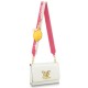 Replicas Bolso Louis Vuitton Twist MM M20681 Crema Baratos España