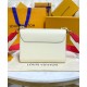 Replicas Bolso Louis Vuitton Twist MM M20681 Crema Baratos España