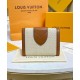 Replicas Cartera Louis Vuitton LV Pont 9 Compact M81393 Café Baratos España