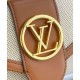 Replicas Cartera Louis Vuitton LV Pont 9 Compact M81393 Café Baratos España