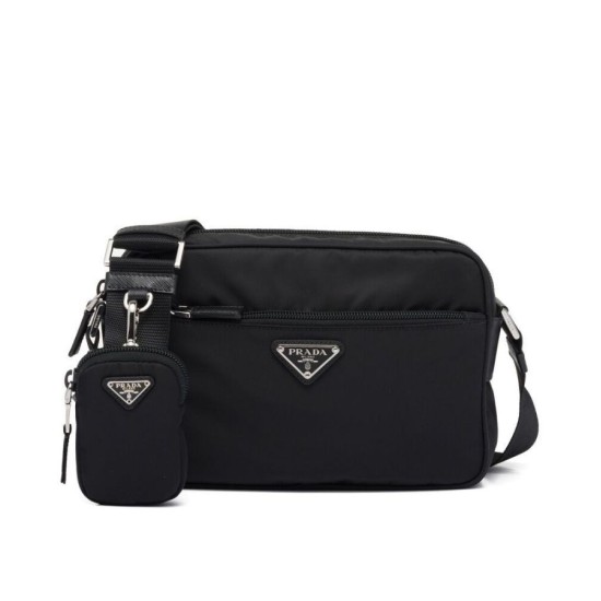 Replicas Prada Re-Nylon Bandolera 1BC167 Negro Baratos España