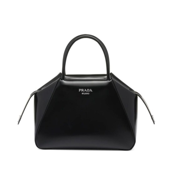 Replicas Prada Bolso pequeño cepillado Prada Supernova 1BA366 Negro Baratos España