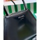 Replicas Prada Bolso pequeño cepillado Prada Supernova 1BA366 Negro Baratos España