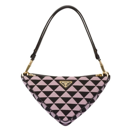 Replicas Minibolso Prada Symbole Y Tela 1BC176 Rosa Baratos España