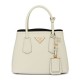 Replicas Prada Double Saffiano Mini Bolso Crema Baratos España